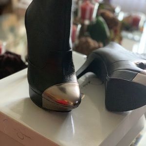 Jessica Simpson Black Alaska Leather Booties